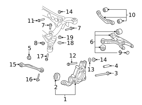 Rear Suspension for 2014 Audi A5 Quattro #1