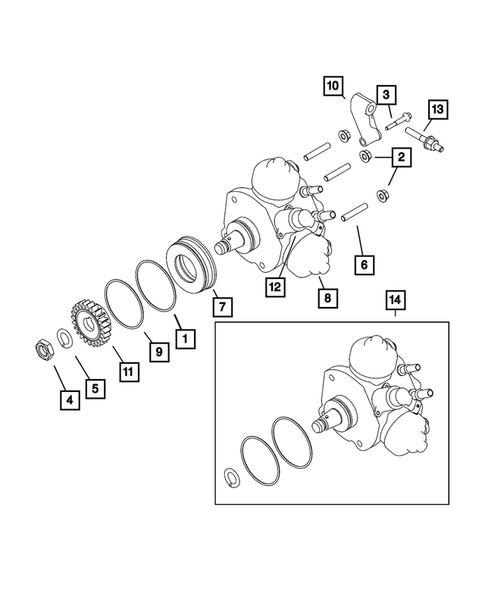 Fuel Pump and Sending Unit for 2019 Ram 2500 #1