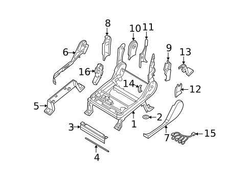 Tracks & Components for 2009 INFINITI QX56 #0
