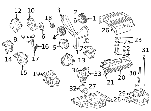 Engine Parts for 2000 Toyota Land Cruiser #0