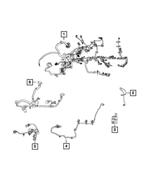 Wiring-Powertrain for 2014 Ram ProMaster 3500 #2