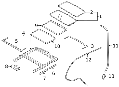 Sunroof for 2015 Volvo V60 #0