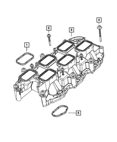 Manifolds and Vacuum Fittings for 2021 Jeep Grand Cherokee #1