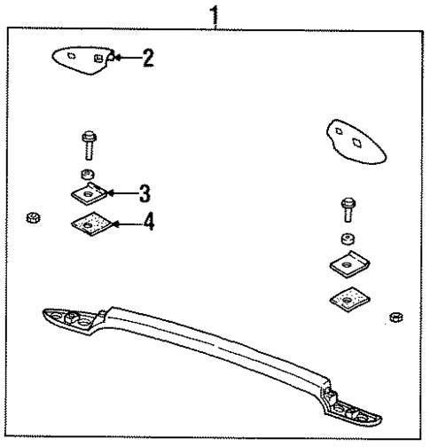 Luggage Carrier for 1995 Kia Sportage #0