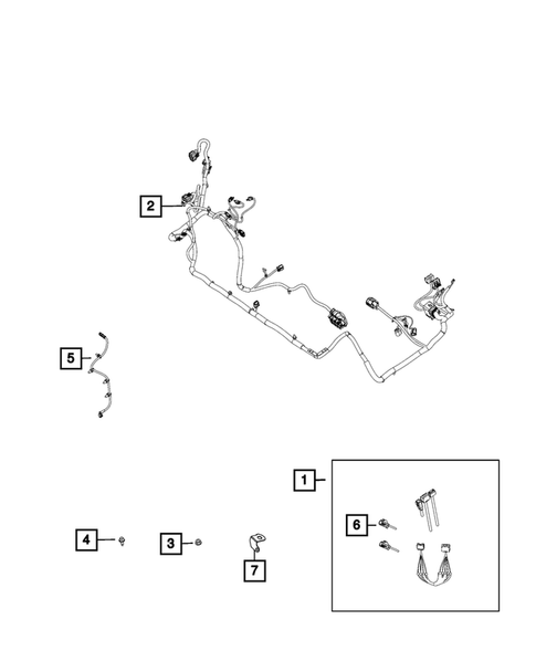 Wiring, Headlamp to Dash for 2021 Ram 3500 #2