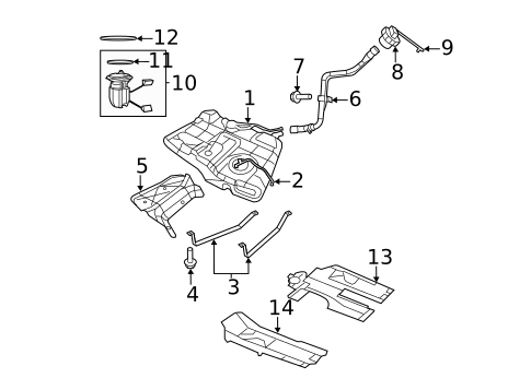 Fuel System Components for 2011 Chrysler 200 #0