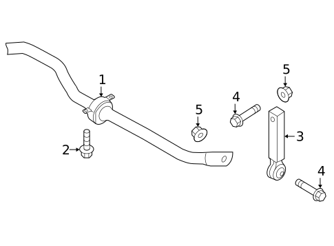 Stabilizer Bar & Components for 2023 Audi Q5 Sportback #1