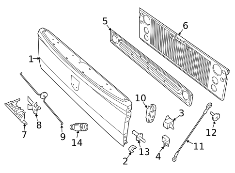Tail Gate for 2013 Ram 1500 #0