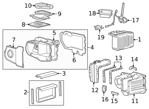 Evaporator Components for 1993 Ford E-350 Econoline #0