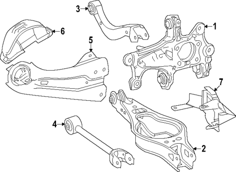 Rear Suspension for 2025 Lexus RZ300e #0