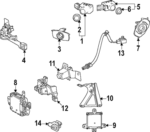 Electrical Components for 2025 Lexus NX350h #0