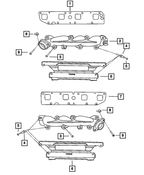 Manifolds and Vacuum Fittings for 2008 Dodge Ram 3500 #3