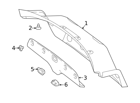 Interior Trim - Trunk for 2022 Mercedes-Benz CLS450 #1