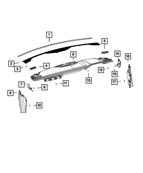 Instrument Panel for 2021 Jeep Grand Cherokee L #4