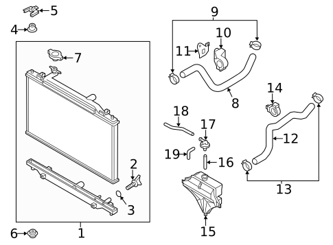Radiator & Components for 2014 Mazda CX-5 #0