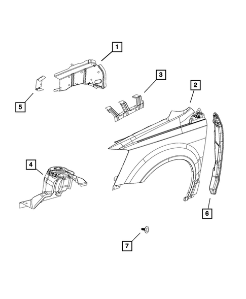 Fenders for 2020 Dodge Grand Caravan #0