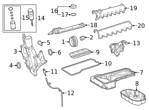 Engine Parts for 2012 Mercedes-Benz CL600 #0