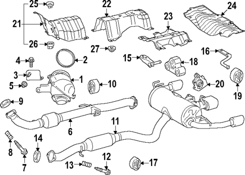 Exhaust Components for 2025 Toyota GR Corolla #0