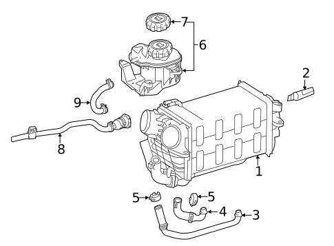 Intercooler for 2013 Mercedes-Benz CL 63 AMG® #0