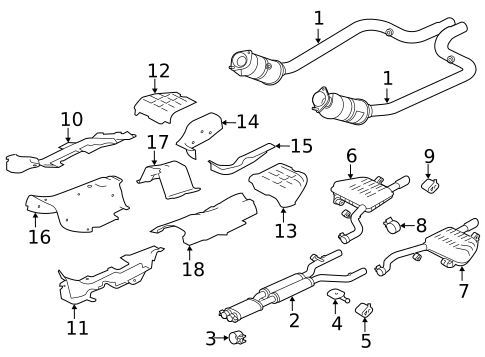 Exhaust Components for 2020 Jaguar F-Pace #0