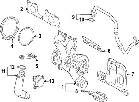 Turbocharger & Components for 2023 BMW X7 #0
