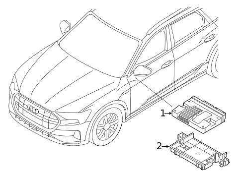 Electrical Components for 2021 Audi e-tron Quattro #10