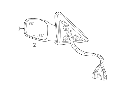 Outside Mirrors for 2004 Lincoln Town Car #0