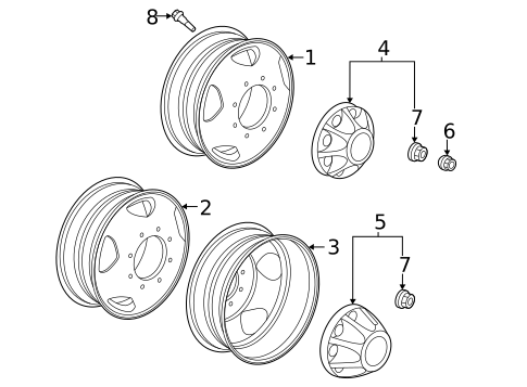 Wheels for 2022 GMC Sierra 3500 HD #0
