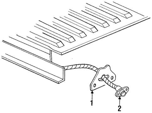 License Lamps for 1990 Dodge W150 #0