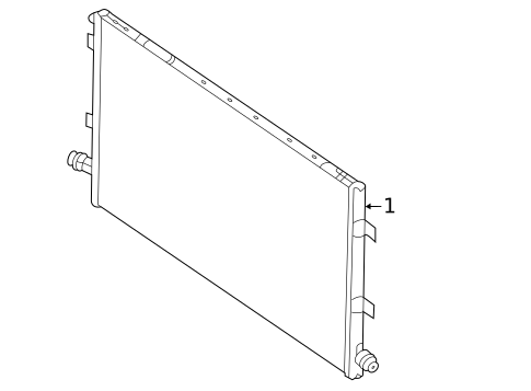 Radiator & Components for 2020 Mercedes-Benz CLA45 AMG #1