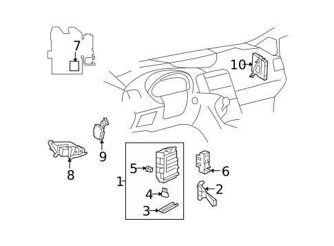 Electrical Components for 2015 Toyota Venza #0