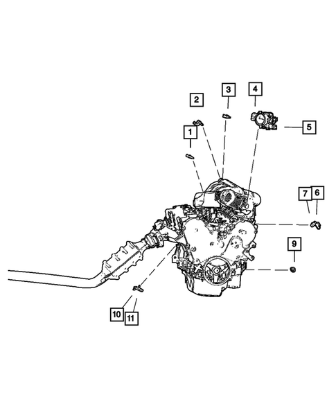 Sensors for 2007 Chrysler Pacifica #1