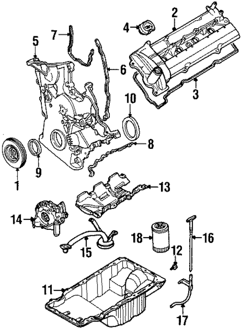 Engine Parts for 1996 Ford Taurus #1