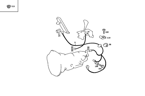 Electrical Parts Used for Transmission for 1989 Mercedes-Benz 560SL #0