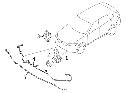 Parking Aid for 2016 BMW X6 #0