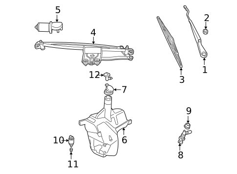 Wipers for 2007 Saab 9-5 #0