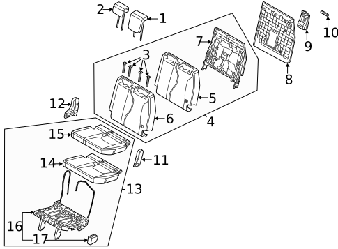Third Row Seats for 2022 Kia Carnival #0