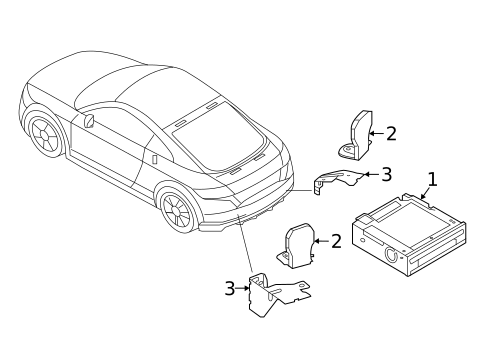 Communication System Components for 2022 Audi TTS Quattro #0