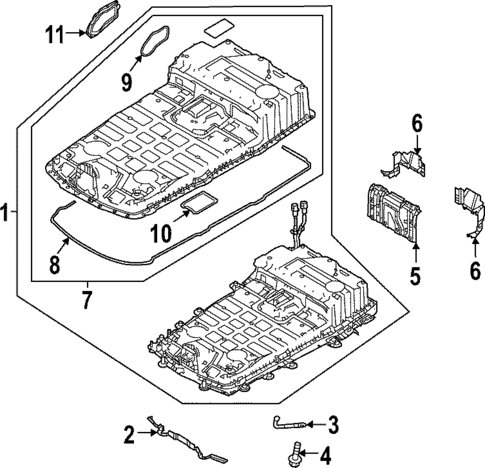 Battery for 2023 Mazda MX-30 EV #1