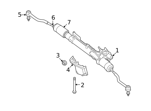 Steering Gear & Linkage for 2009 Nissan Altima #2