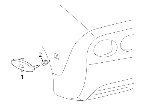 Side Marker Lamps for 2016 Chevrolet Silverado 1500 #6