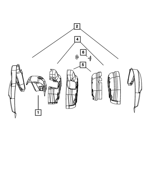 Aperture Panel and Pillar Supports for 2010 Dodge Grand Caravan #2