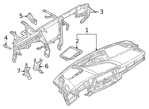 Instrument Panel for 2019 Audi A4 Quattro #0