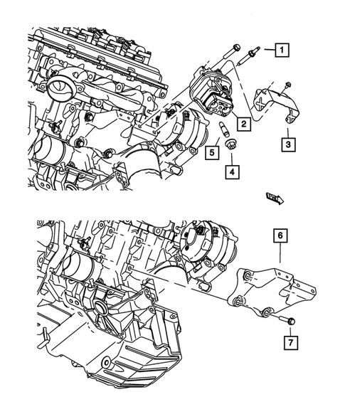 Engine Mounting for 2011 Dodge Charger #2
