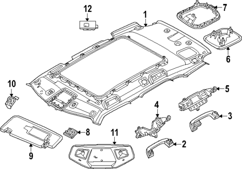 Interior Trim - Roof for 2025 Mini Countryman #0