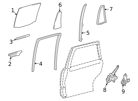 Rear Door for 2011 Lexus LX570 #0