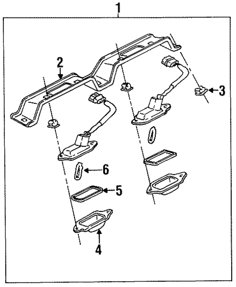 Bulbs - Chassis for 1995 Kia Sportage #3