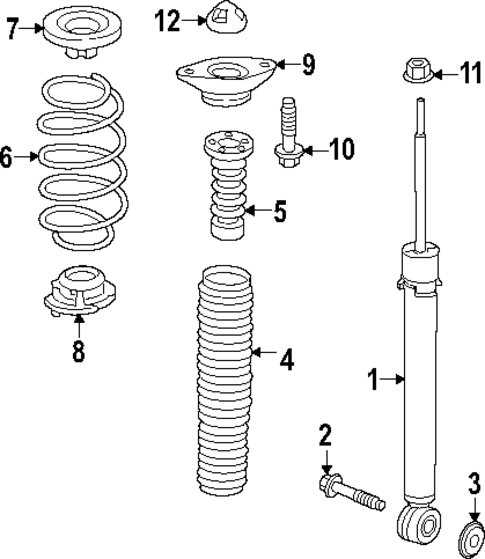 Shocks & Components for 2024 Honda CR-V #0