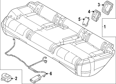 Rear Seat for 2023 Mazda CX-50 #2