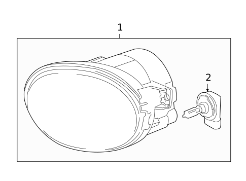 Fog Lamps for 2010 Volvo C30 #1
